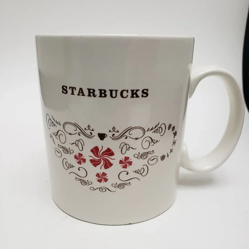 Starbucks Mug (Red Bows) - Picture 1 of 3